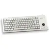 Image de CHERRY Mini Clavier 84K + Trackball USB (FR, Filaire), Clavier, Gris