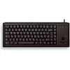 Image de Cherry Clavier compact avec trackball USB FRENCH (FR, Filaire), Clavier, Noir
