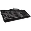 Image de CHERRY KC 1000 SC Carte à puce noire FR (FR, Filaire), Clavier, Noir