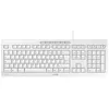 Image de CHERRY STREAM CLAVIER - Clavier - USB - Français - commutateur : CHERRY SX - blanc grisé