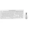 Image de CHERRY STREAM DESKTOP - Ensemble clavier et souris - sans fil - 2.4 GHz - Allemand - commutateur : CHERRY SX - gris pâle