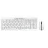 Image de CHERRY STREAM DESKTOP RECHARGE - Ensemble clavier et souris - sans fil - 2.4 GHz - QWERTY - US avec le symbole de l'euro - commutateur : CHERRY SX - gris pâle