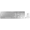 Image de CHERRY DW 9100 Slim, disposition belge, clavier AZERTY, set de souris et clavier sans fil (BE, Filaire), Clavier, Blanc