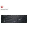 Image de CHERRY KW X ULP - Clavier - rétro-éclairé - sans fil - 2.4 GHz, Bluetooth 5.2, USB - Français - commutateur : profil ultra bas CHERRY MX - noir - emballage sans plastique