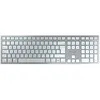 Image de CHERRY KW 9100 SLIM - Clavier - sans fil - 2.4 GHz, Bluetooth 4.0 - QWERTZ - Allemand - commutateur : CHERRY SX - argent, blanc