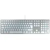 Image de Cherry KC 6000C for Mac (DE, Filaire), Clavier, Argent, Noir, Blanc