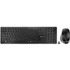Image de CHERRY DW 9500 SLIM - Ensemble clavier et souris - sans fil - 2.4 GHz, Bluetooth 4.0 - AZERTY - Belge - commutateur : CHERRY SX - gris, noir - emballage sans plastique