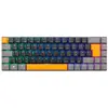 Image de CHERRY xtrfy MX-LP 2.1 (DE, Filaire, Sans fil), Clavier, Gris, Noir