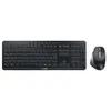 Image de CHERRY STREAM DESKTOP ULTIMATE - Ensemble clavier et souris - 100% - full size - rétro-éclairé - sans fil - 2.4 GHz, Bluetooth 5.2 - AZERTY - Français - commutateur : CHERRY SX - noir