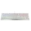 Image de CHERRY XTRFY MX 3.1 - Clavier - 100% - full size - rétroéclairé - USB-C - QWERTZ - Allemand - commutateur : CHERRY MX2A Red - blanc
