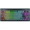 Image de Cherry MX 8.3 TKL (DE, Filaire, Sans fil), Clavier, Gris, Multicolore