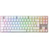 Image de Cherry XTRFY MX 8.2 Pro TMR Wireless G8E-3885 weiss (DE, Filaire, Sans fil), Clavier, Blanc, Argent