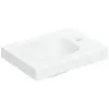 Image de Geberit, Lavabo, iCon Light lave-mains, 38 cm x 28 cm, sans trou de robinetterie, sans trop-plein, surface de (280 mm, 380 mm)