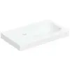 Image de Geberit, Lavabo, iCon Light lave-mains, 53 cm x 31 cm, sans trou de robinetterie, sans trop-plein, surface de (310 mm, 530 mm)