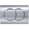 Image de Geberit, Plaque de déclenchement, Plaque de déclenchement Delta01 Plaque de déclenchement, avant, chrome brillant (1