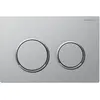 Image de Geberit, Plaque de déclenchement, Plaque de déclenchement Omega20 (chrome mat laqué/revêtu/brillant)