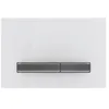 Image de Plaque de commande WC GEBERIT Sigma50 double touche, couleur métallique chrome noir: noir chromé, blanc