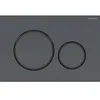 Image de Plaque de commande WC GEBERIT Sigma20 double touche: noir mat laqué, noir