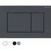 Image de Plaque de commande WC GEBERIT Sigma30 double touche: noir, noir mat