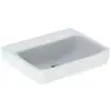 Image de Geberit, Lavabo, Renova Plan, lavabo, 60x48 cm, sans trou pour robinet, sans trop-plein, 501639 (480 mm, 600 mm)