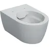 Image de Geberit, Cuvette toilettes + bidet, WC suspendu iCon cuvette sans rebord blanc KeraTect émaillé spécial sans siège WC 5