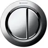 Image de Geberit, Plaque de déclenchement, Télécommande type 01 poignée pneumatique de meuble à 2 niveaux chrome 116.050.211