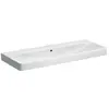 Image de Geberit, Lavabo, Keramag / lavabo Smyle Square 120 cm blanc sans trou pour robinet avec revêtement 500225018 (480 mm, 1200 mm)