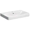 Image de Geberit, Lavabo, Keramag / lavabo Smyle Square 75 cm blanc avec revêtement 500249018 (480 mm, 750 mm)