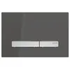 Image de Plaque de commande WC GEBERIT Sigma50 double touche, couleur métallique chrome: chromé, noir