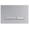 Image de Plaque de commande WC GEBERIT Sigma50 double touche, couleur métallique chrome: chromé, chromé, brossé,