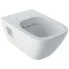 Image de Geberit, Cuvette toilettes + bidet, WC suspendu Keramag / Renova Plan cuvette sans rebord blanc sans siège WC 500378011