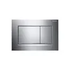 Image de Plaque de commande double touche Sigma30 chromé brillant chromé mat pour bâtisupport Duofix