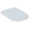 Image de Geberit, Abattant WC, Siège WC Smyle chevauchant blanc avec abaissement automatique avec abaissement automatique 500236011