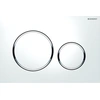 Image de Plaque de déclenchement double touche WC DUOFIX SIGMA 20 blanc/chromé GEBERIT 115.882.KJ.1