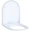Image de Geberit, Abattant WC, Keramag / Siège de WC Acanto Slim blanc antibactérien avec fermeture automatique 500660012