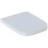 Image de Geberit, Abattant WC, Siège WC Renova Plan carré blanc avec fermeture automatique et système Quick-Release 500.692.01.1