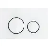Image de Plaque de commande WC GEBERIT Sigma21 double touche, couleur métallique chrome: chromé, blanc