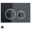 Image de Plaque de commande WC GEBERIT Sigma21 double touche, couleur métallique chrome: chromé, noir
