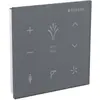 Image de Geberit, Plaque de déclenchement, AquaClean panneau de commande mur 9.3x9.3cm t.b.v. AquaClean douchewc glas Zwart
