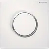 Image de Geberit, Plaque de déclenchement, Commande d'urinoir Sigma10 pneum, plastique, we/gl-vc
