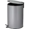 Image de Poubelle 12l mats 38cm metal*gris clair*n Kela Line 10640
