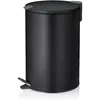 Image de Poubelle à pédale 12l noir Kela Line 10642