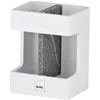 Image de Gobelet Porte Brosse A Dents Cube Blanc Pierre