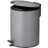 Image de Poubelle à pédale 5l gris Kela Line 23700