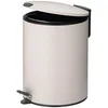 Image de Poubelle Pour Sanitaire 5l Mats 27cm Métal Beige