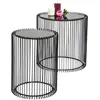 Image de Tables d' appoint Wire noir 2/Set Kare Design