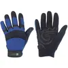 Image de Elysee, Gants de protection, Gant en similicuir Mechanical Master taille 9 noir/bleu simili-cuir EN 388 catégorie EPI II (9)