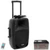 Image de Enceinte PA mobile Omnitronic MES-15BT2 38 cm 15 pouces sur secteur, à batterie