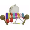 Image de Dimavery Set de percussion III (Métallophone, Set, Shaker, Tambourin, Triangle), Instrument à percussion, Multicolore
