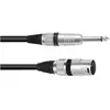 Image de Omnitronic Câble adaptateur XLR(M)/Jack mono 2m sw (2 m, Câbles XLR), Câble audio